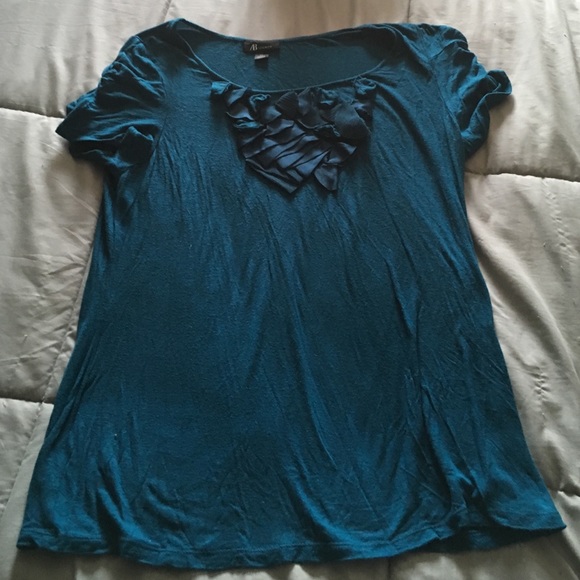 Deep jewel color teal top