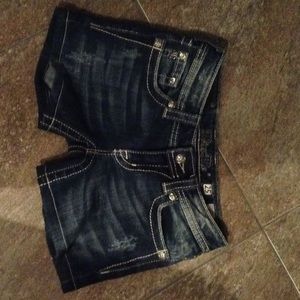 Miss me denim shorts size 25