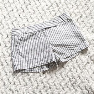 J.Crew  pinstriped shorts