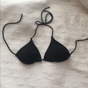 Black bikini top