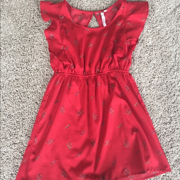 Red dress