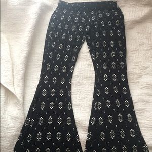 Fit and flare Aztec pants