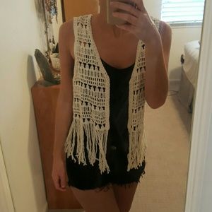 Crochet vest
