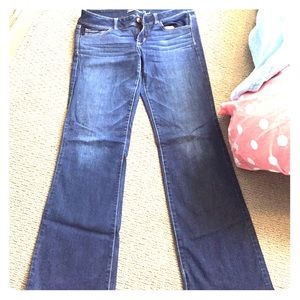 American eagle boot cut jeans. Super comfy!!