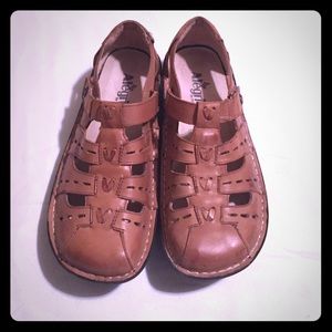 Alegria Pesca in Cognac Leather