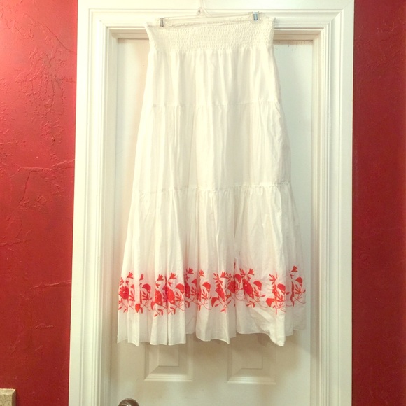 Tiered Boho Gypsy Maxi Skirt