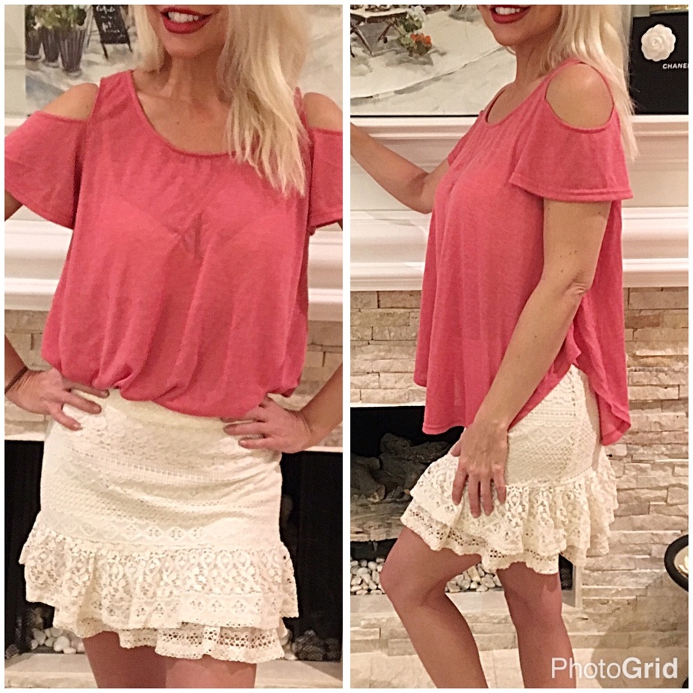 Stunning lace 2 tiered skirt- LAST CHANCE - Picture 1 of 4
