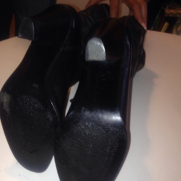 Pebble leather long boots - Picture 4 of 4