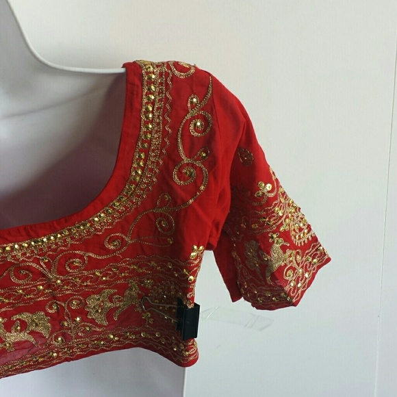 Red crop top S - Picture 2 of 4