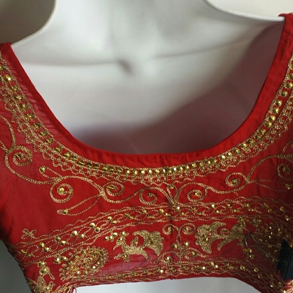 Red crop top S - Picture 3 of 4