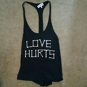 Wildfox love hurts tank in bones