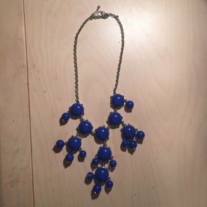 Blue bubble necklace