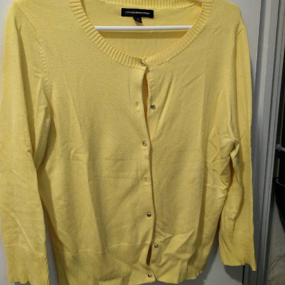 Yellow Express Cardigan