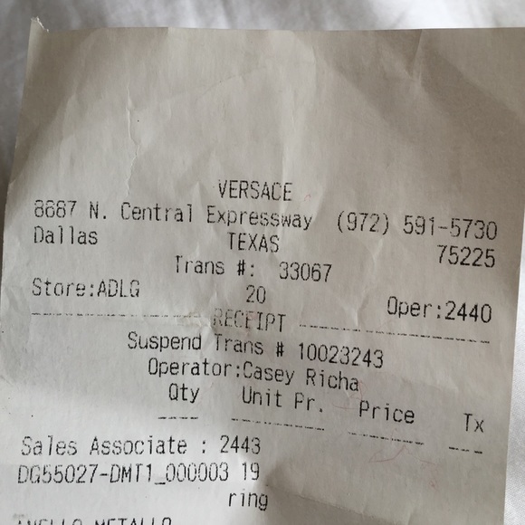 Versace Ring - Picture 3 of 3