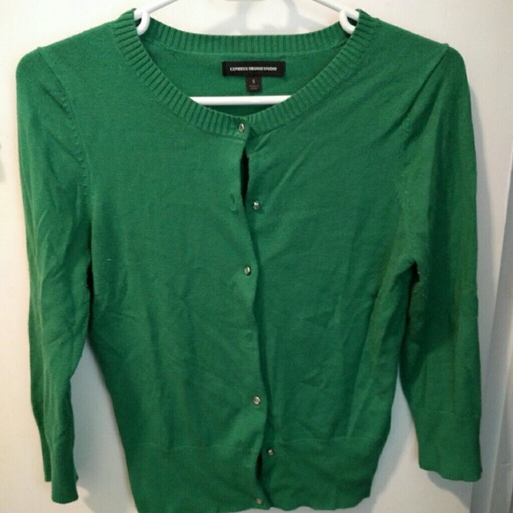 Green Express Cardigan