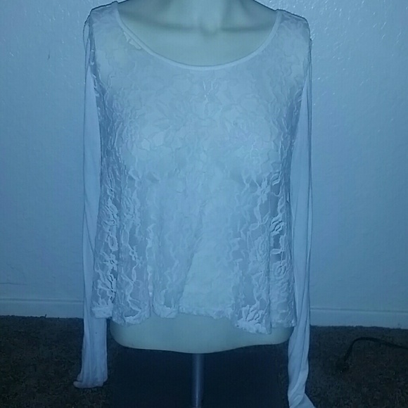 Bozzolo laced top, long sleeve