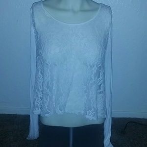 Bozzolo laced top, long sleeve
