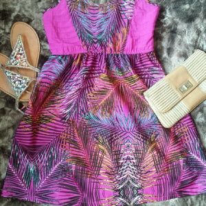Hurley size M tropical print dress!
