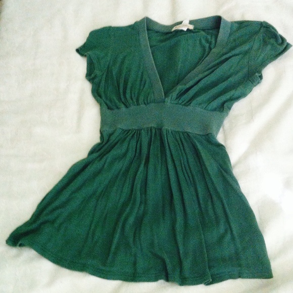 Green Women's Babydoll Shirt