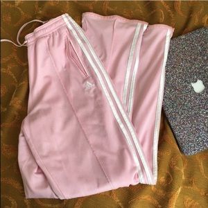 pink adidas sweats
