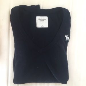 Navy Abercrombie & Fitch Knit Sweater