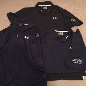 Under Armour Bud Light Branded Polos and Jacket