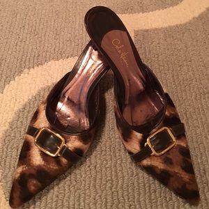 Cole Haan Fur Kitten Heels