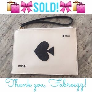 ✈️ON VACATION Kate Spade Queen of Spades Wristlet