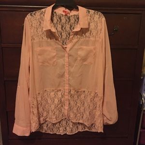Plus Size Long Sleeve Blouse