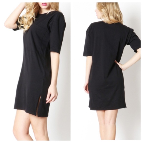 Longline boxy T-shirt dress - Picture 2 of 2