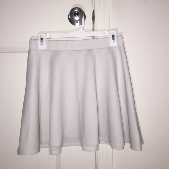White Skater Skirt