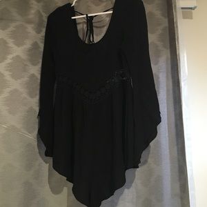 Boho Chic Black Romper