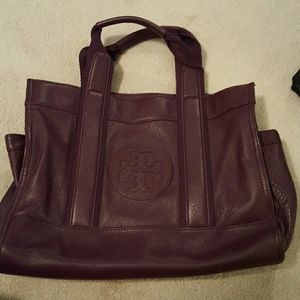 Tory burch leather tote