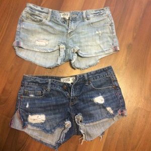 Two Jean short. Very comfortable for a summer day