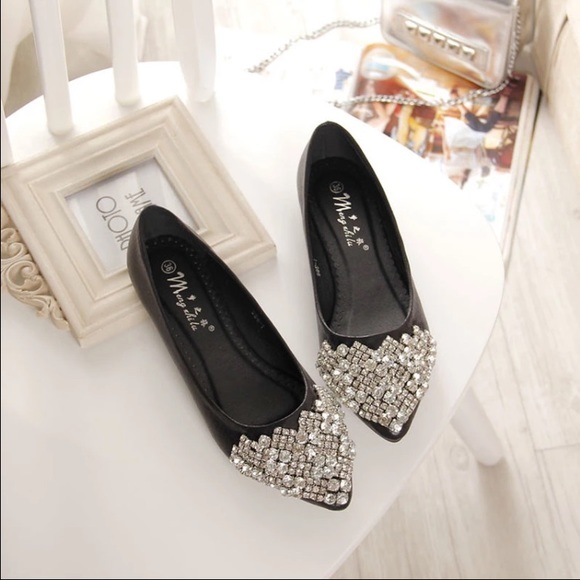 Shoes - CRYSTAL BALLET SHOES