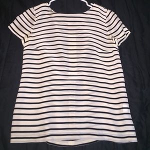 100% Silk stripped blouse
