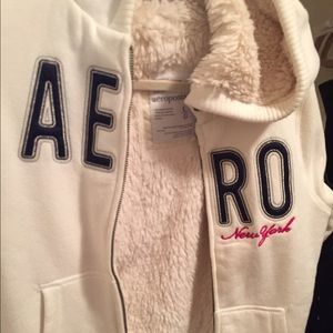 Aeropostale fuzzy sweatshirt