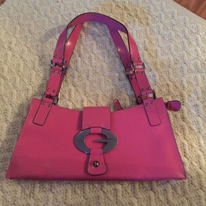 Hot pink Guess purse. Spring ready!