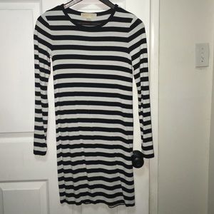 Black and white stripped Michael Kors XS dress