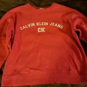 Red CK sweatshirt