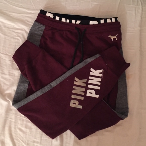 Vs pink joggers