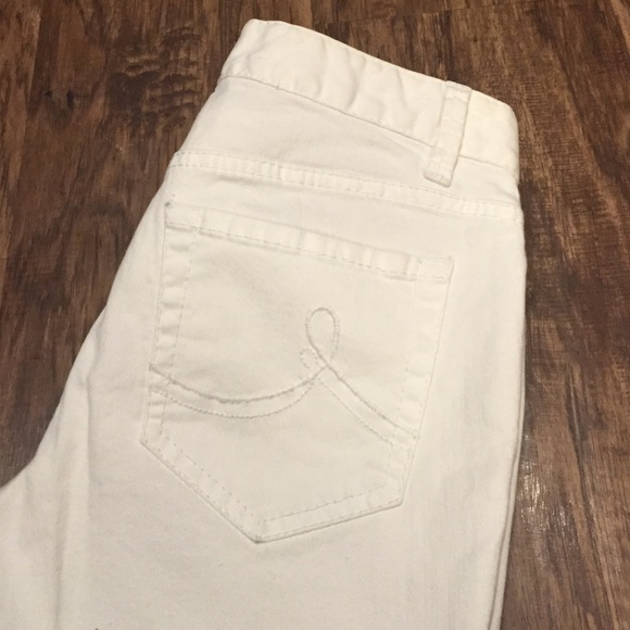LOFT White Boot Cut Jeans sz 0 Petite - Picture 3 of 4