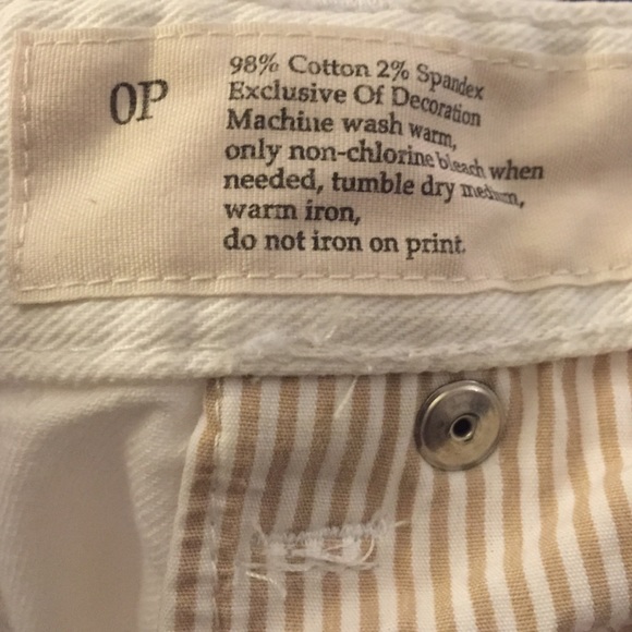 LOFT White Boot Cut Jeans sz 0 Petite - Picture 4 of 4