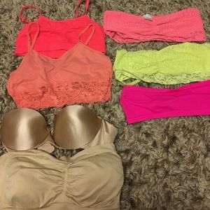 Cute bras. The 3 on the right are from aero.