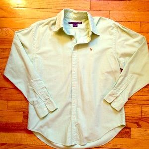 Ralph Lauren Sport Green Button Down Shirt