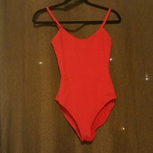 Forever 21 basic red bodysuit