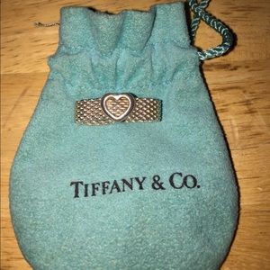 Used Tiffany Mesh Heart Ring