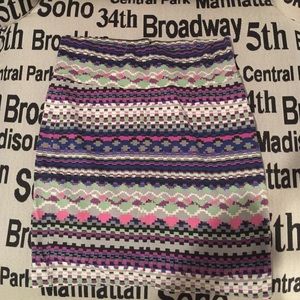 Patterned mini skirt from forever 21