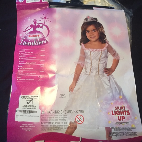 Twinkler Fairytale Princess Costume Size Medium