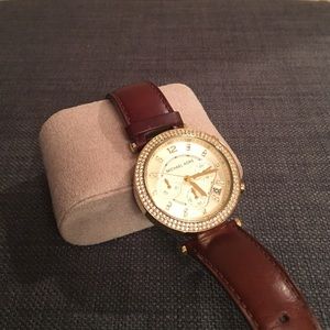 Michael Kors Accessories - Michael Kors leather strap watch Michael Kors Accessories - Michael Kors leather strap watch